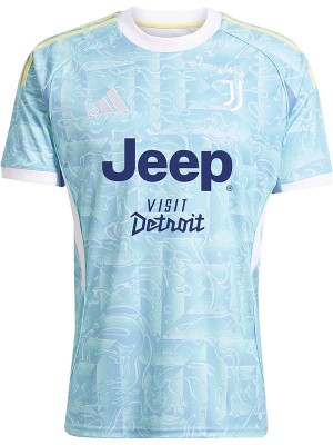 Juventus maillot de football pour adulte à l'extérieur tenue de sport pour homme deuxième kit de football haut de gamme 2025-2026