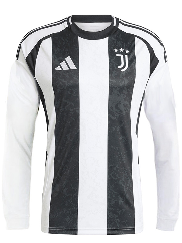 Juventus maillot de football à manches longues pour hommes uniforme de football premier maillot de sport 2024-2025