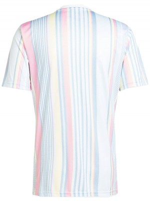Juventus maillot de football d'avant-match pour adulte uniforme d'entraînement bleu clair pour homme tenue de sport haut 2025-2026