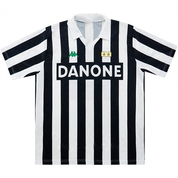 Juventus maillot rétro domicile uniforme de football vintage pour hommes premier kit de football de sport haut chemise 1992-1994