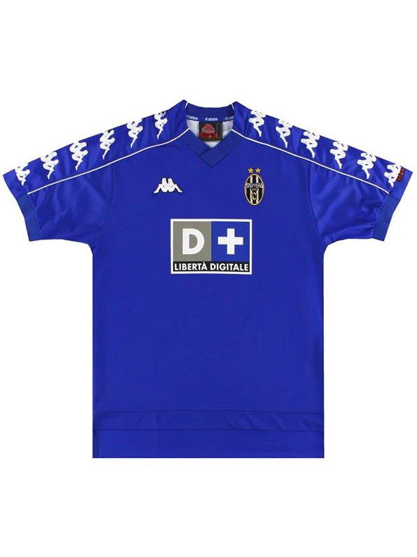 Juventus troisième maillot rétro 3ème uniforme de football vintage kit de football pour hommes haut chemise 1999-2000