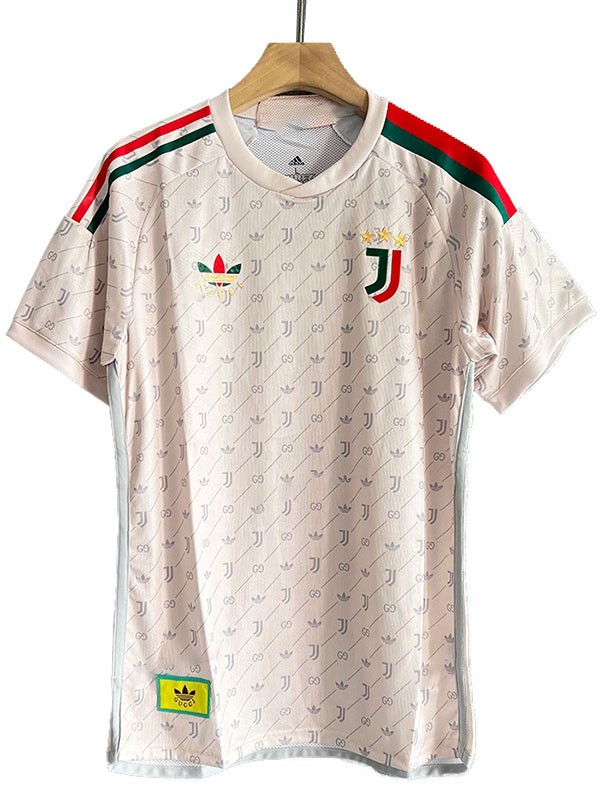 Juventus x Adids maillot édition spéciale originale Guc uniforme de football jaunâtre kit de football pour hommes chemise haute de sport 2024-2025