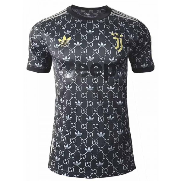 Juventus x GUC maillot de football pour adulte édition spéciale pour homme kit de vêtements de sport noir haut de football 2025-2026