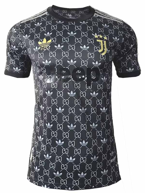 Juventus x GUC maillot de football pour adulte édition spéciale pour homme kit de vêtements de sport noir haut de football 2025-2026