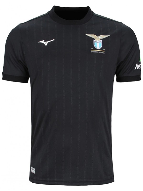 Lazio maillot du 50e anniversaire uniforme de football noir vêtements de sport pour hommes kit de football hauts chemise de sport 2024