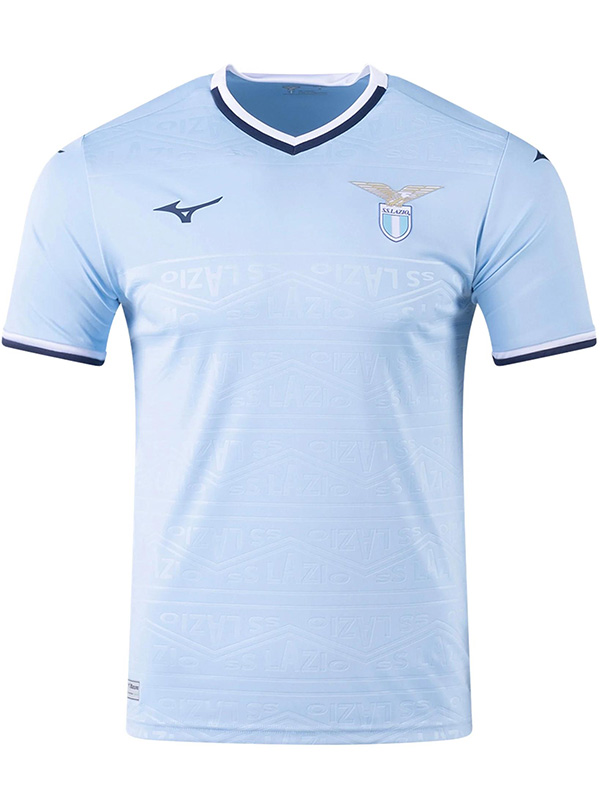 Lazio maillot domicile uniforme de football adulte premier kit de vêtements de sport pour hommes maillot de football 2024-2025