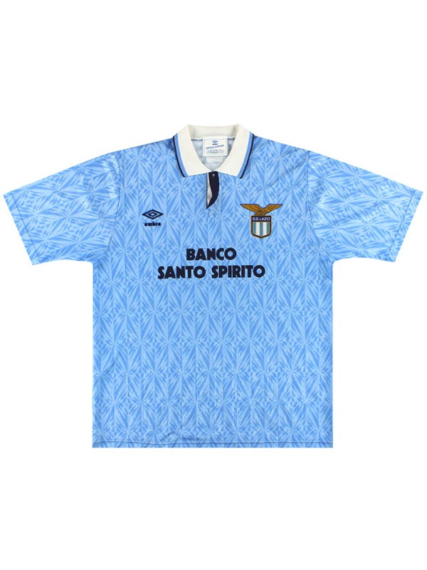 Lazio maillot rétro domicile Uniforme de football deuxième maillot de football pour hommes 1991-1992