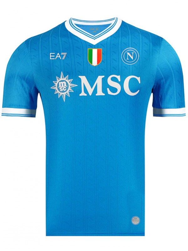 Napoli maillot de football à domicile de pour hommes première tenue de sport kit de football haut 2025-2026