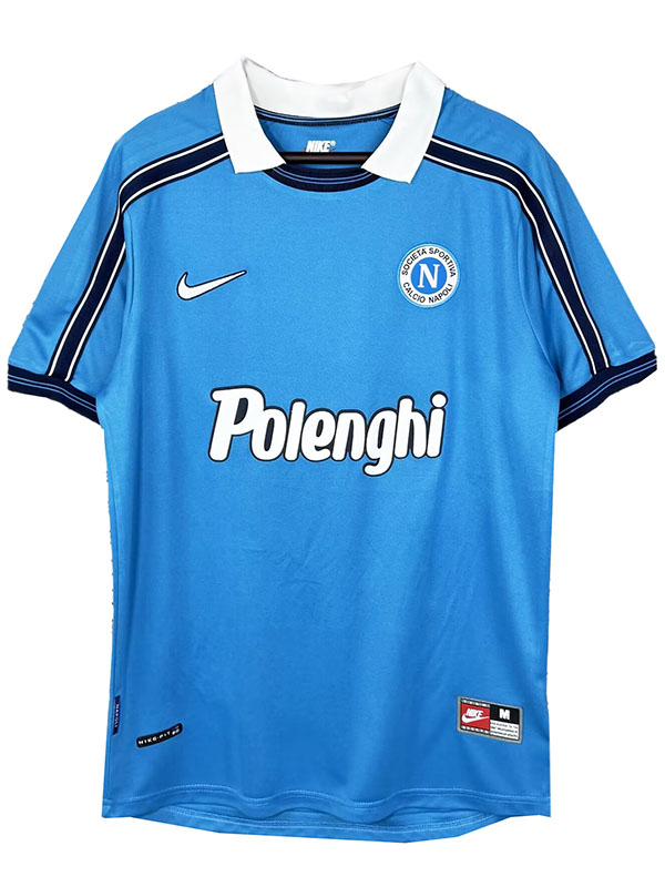 Napoli maillot domicile football rétro masculin 1999-2000