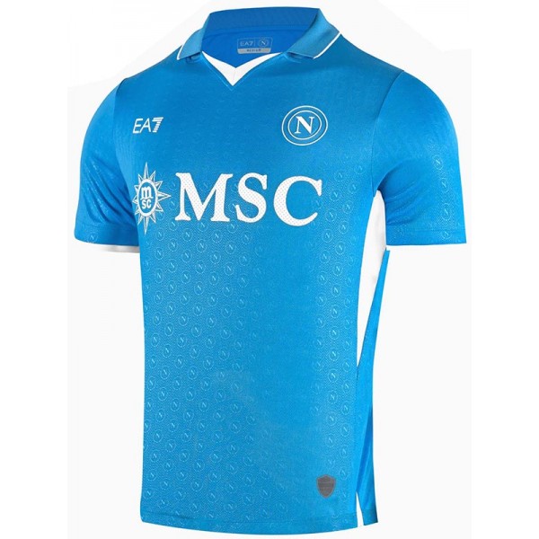 Napoli maillot de football à domicile de pour hommes première tenue de sport kit de football haut 2024-2025