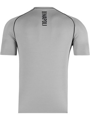 Napoli maillot d'entraînement uniforme de football pour adulte hauts de football gris pour hommes vêtements de sport chemise de sport 2024-2025