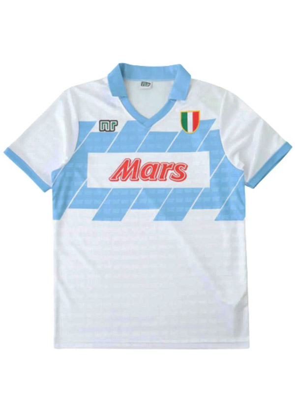 SSC Napoli Maillot rétro extérieur uniforme de football vintage pour hommes deuxième maillot de football de sport 1990-1991