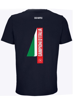 SSC Napoli champions d'Italie champions d'Italie Nous sommes à nouveau les champions t-shirts de sport noirs 2025-2026