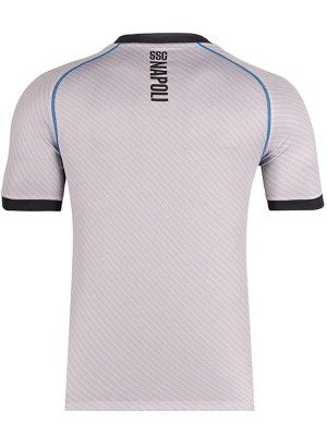 SSC Napoli maillot d'entraînement spécial d'avant-match uniforme de football argenté pour hommes haut de maillot de sport 2025-2026