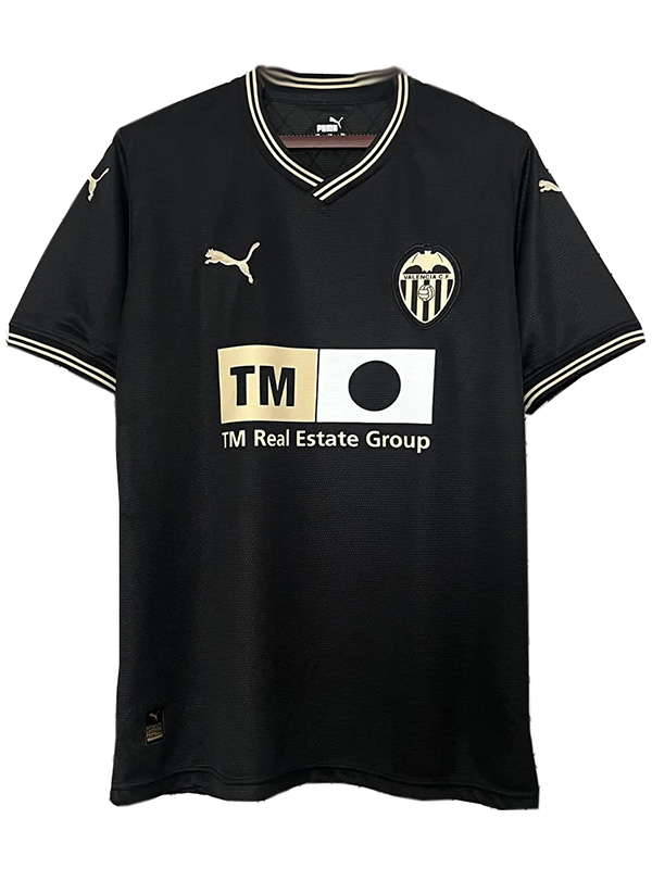 Valencia maillot spécial uniforme de football noir haut de maillot de football sportif homme 2024-2025