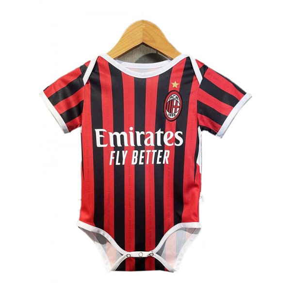 AC milan body bébé maison mini body nouveau-né premiers vêtements d'été combinaison une pièce 2024-2025