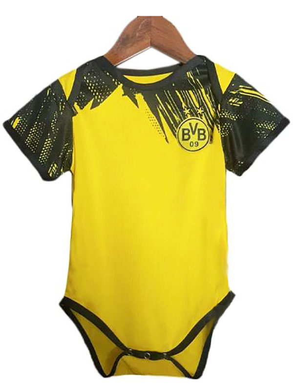 Borussia Dortmund accueil bébé body mini nouveau-né premier été vêtements combinaison une pièce 2025-2026
