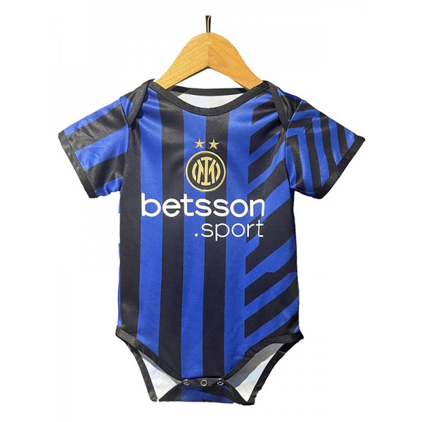 Inter milan body bébé maison mini body nouveau-né premiers vêtements d'été combinaison une pièce 2024-2025