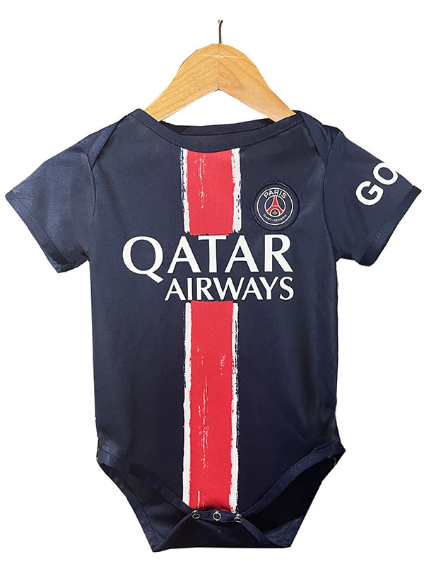 Paris saint-germain body bébé maison mini body nouveau-né premiers vêtements d'été combinaison une pièce 2024-2025