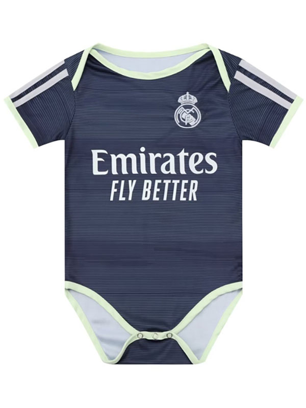 Real madrid combinaison bébé onesie mini extérieur pièce 2025-2026