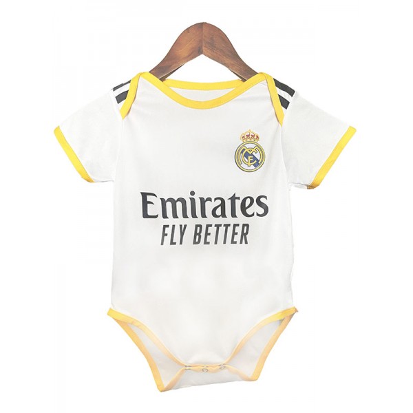 Real madrid body bébé maison mini body nouveau-né premiers vêtements d'été combinaison une pièce 2025-2026