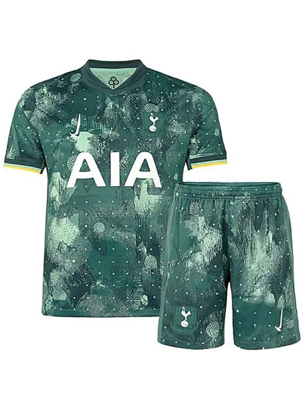 Tottenham Hotspur troisième maillot de football pour enfants kit enfants troisième mini-maillot de football uniformes pour jeunes 2024-2025