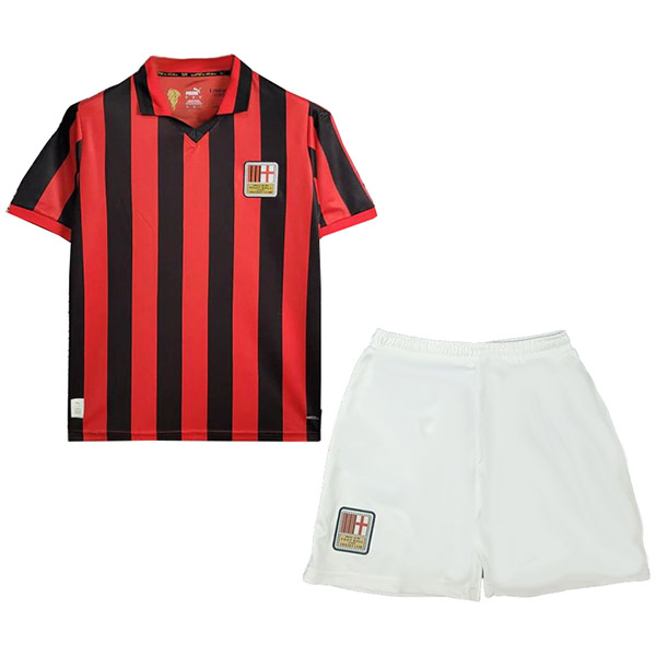 AC milan maillot de football pour enfants du 125e anniversaire mini-chemise de football rouge pour enfants uniformes pour jeunes 2024-2025