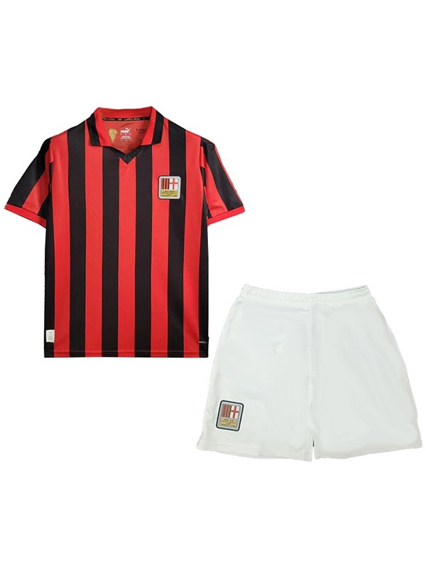 AC milan maillot de football pour enfants du 125e anniversaire mini-chemise de football rouge pour enfants uniformes pour jeunes 2024-2025