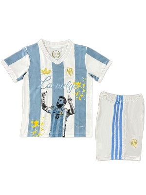 Argentine Messi maillot de football pour enfant kit de football pour bébé maillot de football pour enfants mini uniformes pour jeunes 2025