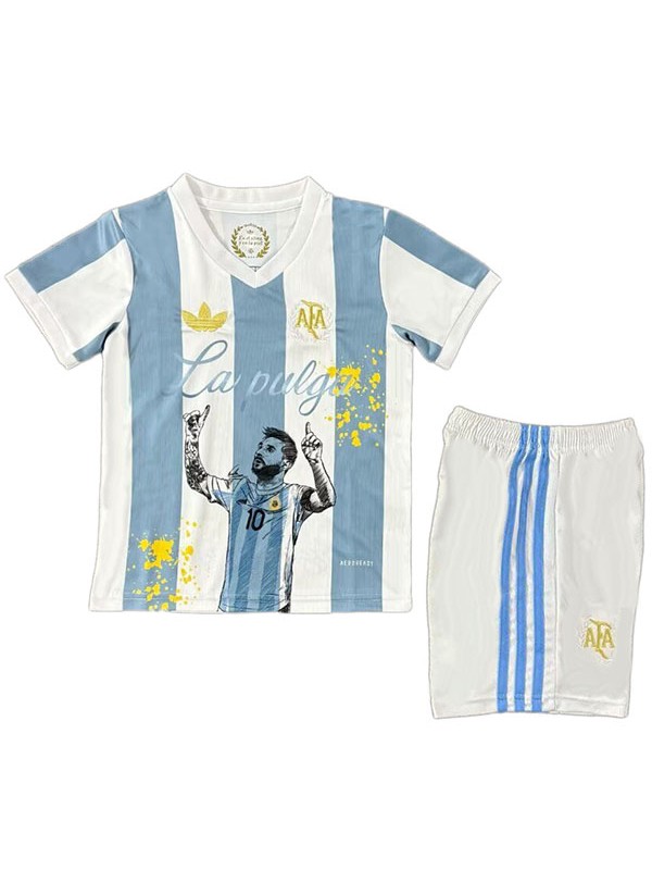 Argentine Messi maillot de football pour enfant kit de football pour bébé maillot de football pour enfants mini uniformes pour jeunes 2025