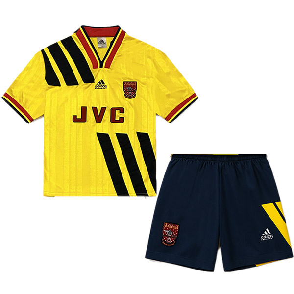 Arsenal maillot rétro extérieur enfants mini-maillot uniformes jeunes 1992-1993
