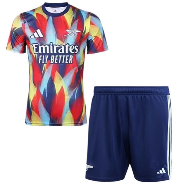 Arsenal maillot d'entraînement de football pour enfants mini-maillot de football d'avant-match pour enfants uniformes pour jeunes 2025-2026
