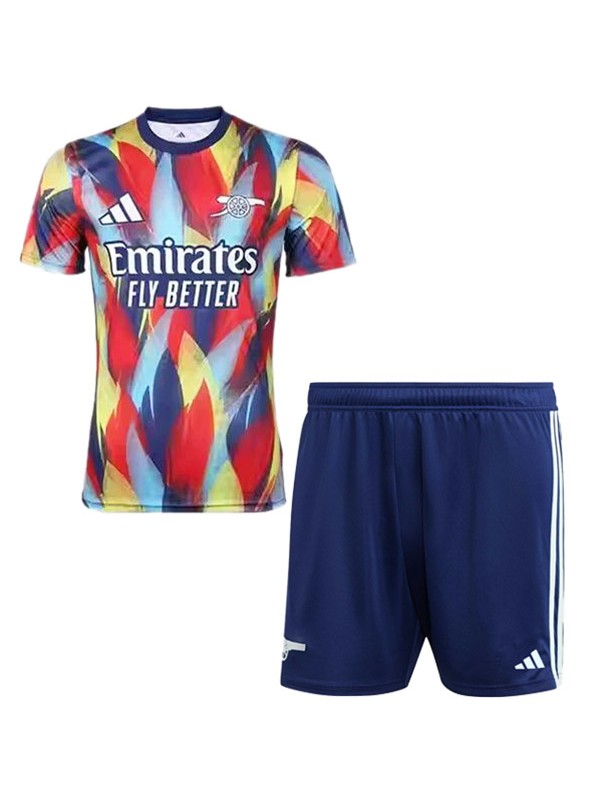 Arsenal maillot d'entraînement de football pour enfants mini-maillot de football d'avant-match pour enfants uniformes pour jeunes 2025-2026