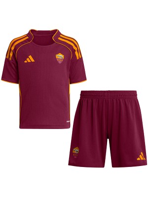AS Roma maillot de football pour enfants tenue de football pour nourrissons premier mini-maillot de football pour enfants uniformes pour jeunes 2025-2026