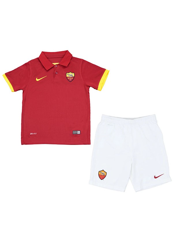 As roma maillot rétro domicile pour enfants mini-maillot uniformes jeunes 2014-2015