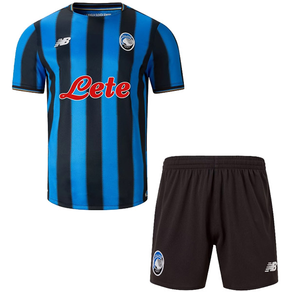 Atalanta domicile maillot de football pour enfants kit de football pour enfants premier maillot de football mini uniformes pour jeunes 2025-2026
