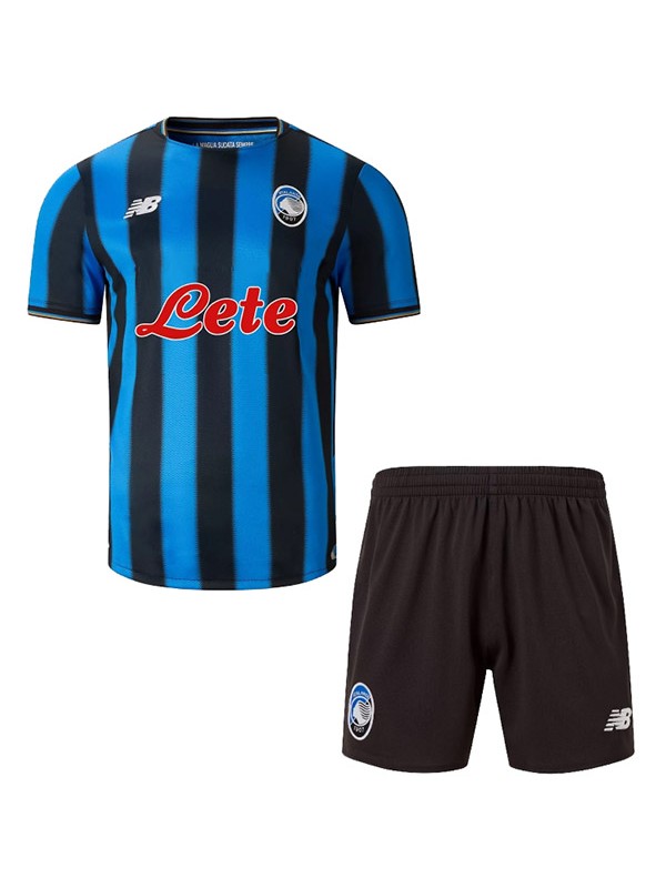 Atalanta domicile maillot de football pour enfants kit de football pour enfants premier maillot de football mini uniformes pour jeunes 2025-2026