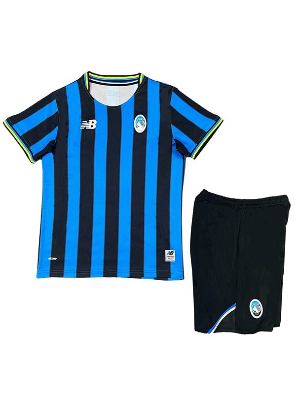 Atalanta domicile maillot de football pour enfants kit de football pour enfants premier maillot de football mini uniformes pour jeunes 2025-2026