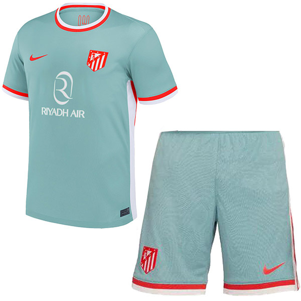 Atletico de Madrid maillot de football pour enfants à l'extérieur maillot de football pour bébé deuxième mini-chemise de football pour enfants uniformes pour jeunes 2024-2025