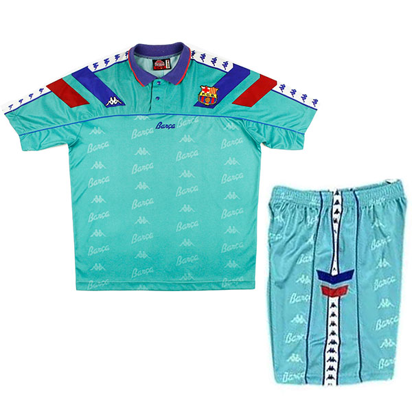 Barcelona maillot rétro de football vintage pour enfants deuxième maillot de football uniformes pour jeunes 1992-1995