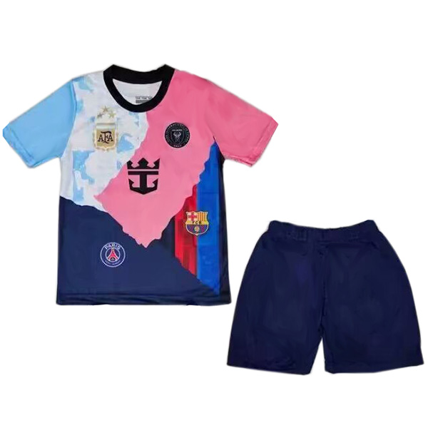 Barcelona Messi maillot de football pour enfants  mini-maillot de football PSG uniformes pour jeunes Argentine 2025-2026