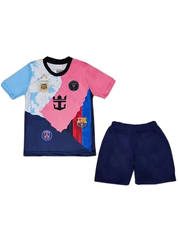 Barcelona Messi maillot de football pour enfants  mini-maillot de football PSG uniformes pour jeunes Argentine 2025-2026