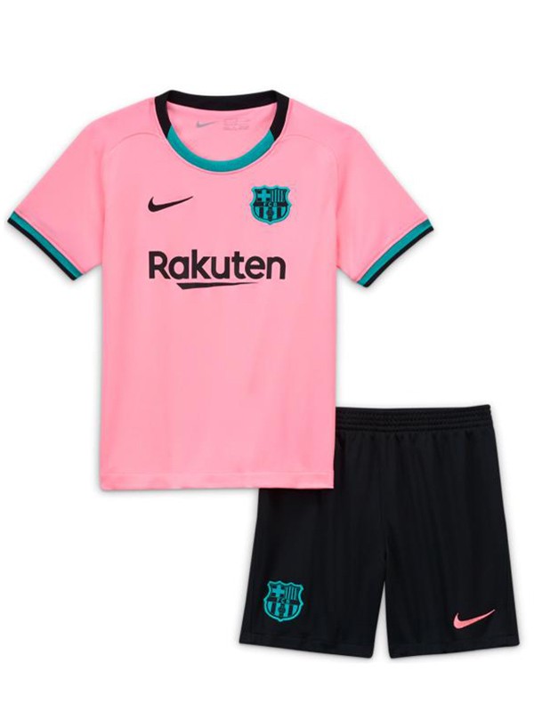 Barcelona troisième maillot rétro pour enfants kit vintage de football pour enfants 3ème mini maillot de football uniformes pour jeunes 2020-2021