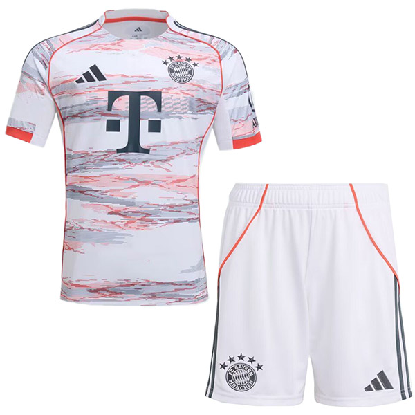 Bayern munich maillot de football extérieur pour enfants deuxième maillot de football uniformes pour jeunes 2025-2026