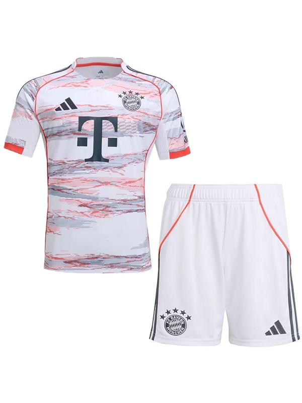 Bayern munich maillot de football extérieur pour enfants deuxième maillot de football uniformes pour jeunes 2025-2026