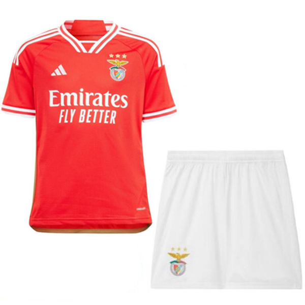 Benfica maillot domicile enfant kit de football pour bébé enfants premier mini maillot de football uniformes pour jeunes 2024-2025