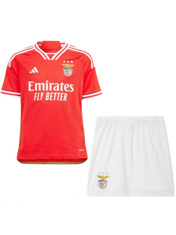 Benfica maillot domicile enfant kit de football pour bébé enfants premier mini maillot de football uniformes pour jeunes 2024-2025