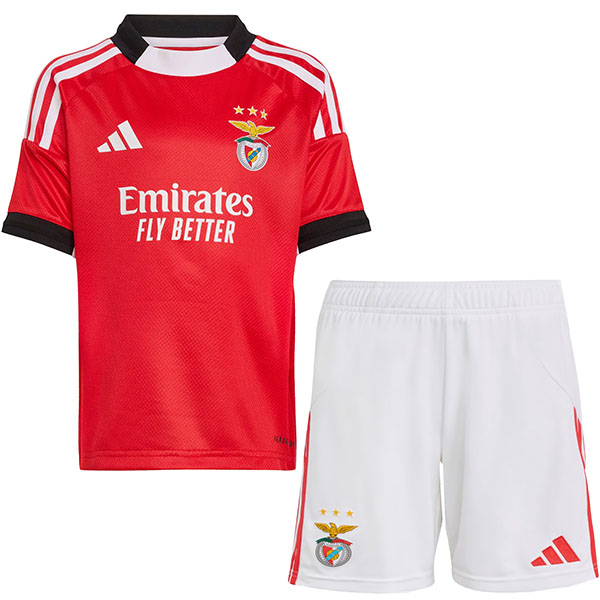 Benfica maillot domicile enfant kit de football pour bébé enfants premier mini maillot de football uniformes pour jeunes 2025-2026