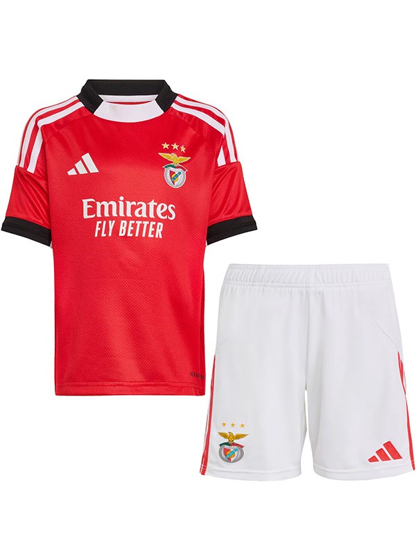 Benfica maillot domicile enfant kit de football pour bébé enfants premier mini maillot de football uniformes pour jeunes 2025-2026