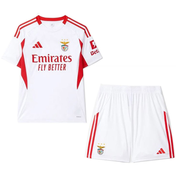 Benfica troisième maillot pour enfants kit de football pour bébé enfants 3ème mini-chemise de football uniformes pour jeunes 2025-2026